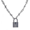 Barbed Wire Lock Necklace - Axcid Shop