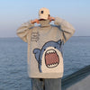 Im Not Dangerous Shark Cartoon Turtleneck Sweater