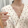 Vintage Elegant Heart Pearl Necklace