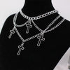 Goth Aesthetic Chain Pendant Necklace