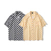 Checkerboard Button Up Casual Shirt - Axcid Shop