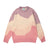 Mountain Waves Color Block Sweater