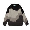 Mountain Waves Color Block Sweater