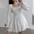 Alexis Retro Puff Sleeve Mini Dress