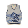 Grunge Mountains Pullover Sweater Vest