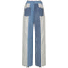 Tommy Corduroy Patchwork High Waist Pants
