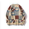 Love Quilt Heart Blocks Sweater