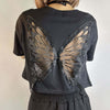 Butterfly Wings Lace Hollow Out Top